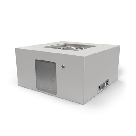 The Outdoor Plus 36 Square Forma Fire Pit - Hardieboard & Steel Frame - Match Lit - Natural Gas OPT-S36DRPB-NG